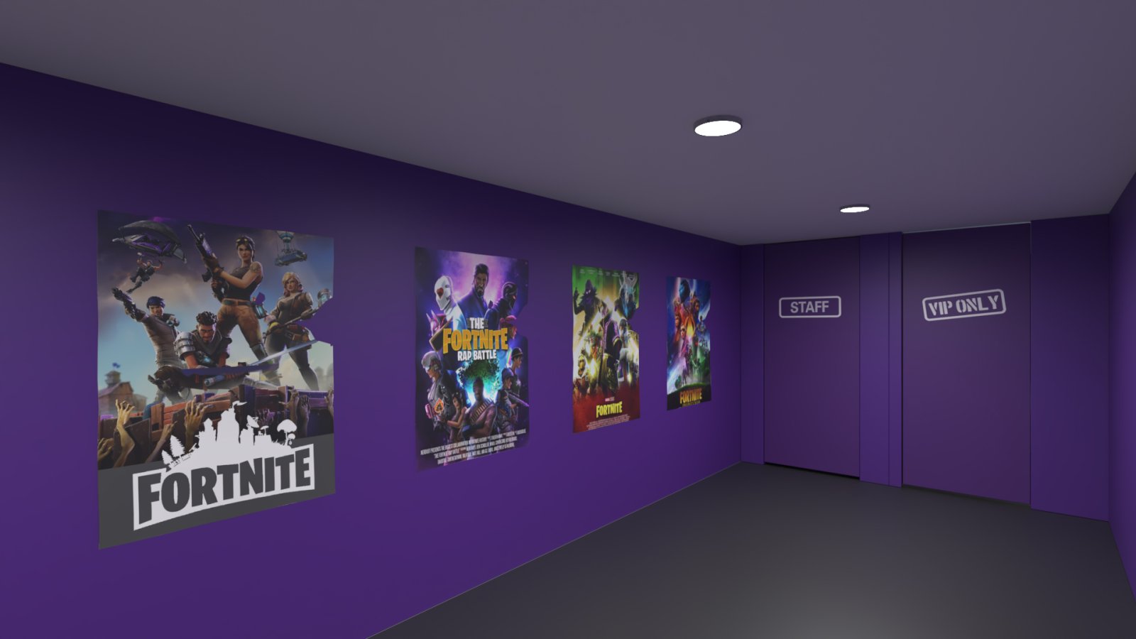Hallway to VIP Room & Storage Room